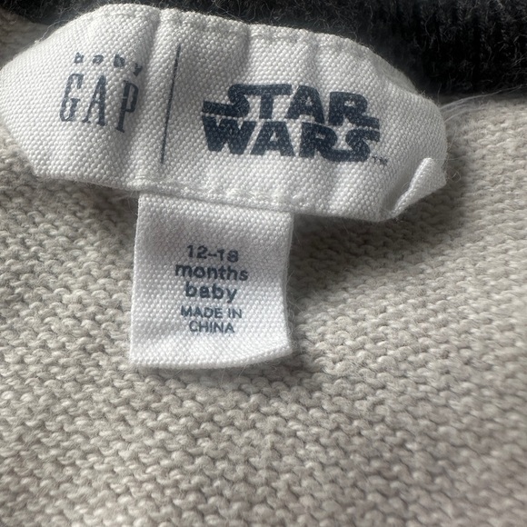 Baby Gap Star Wars Darth Vader Knit Romper - Picture 2 of 5